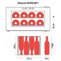 Винный шкаф MEYVEL MV08-BF1 (Easy)